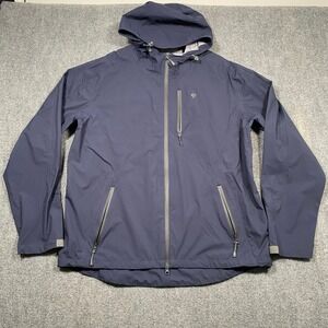 Duck Camp Mens X Large Navy Blue Full Zip Hooded Jacket Premium Outdoor Goods